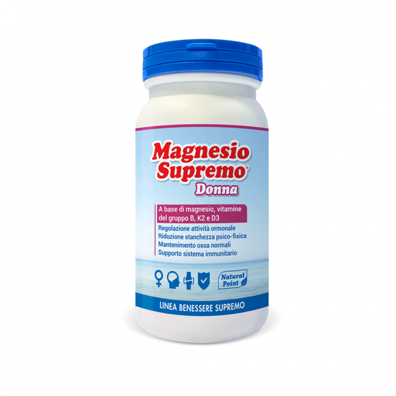 150g di Magnesio Supremo in polvere integratore per donne