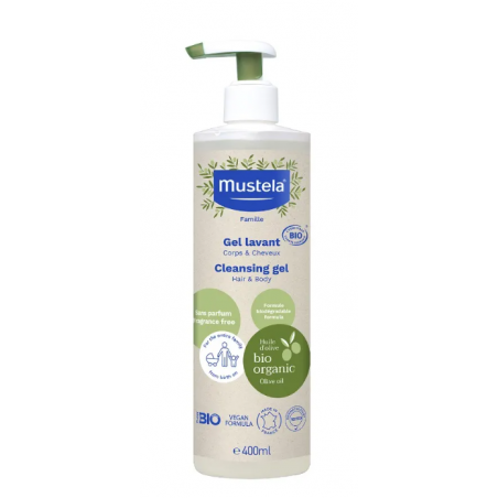 Lab. Expanscience Italia Mustela Gel Detergente Bio 400 Ml