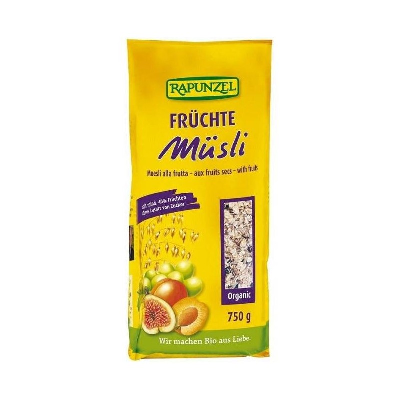 Rapunzel Naturkost Gmbh Rapunzel Muesli Alla Frutta Senza Zuccheri Aggiunti 750 G