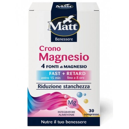 A&d Gruppo Alimentare Diet Matt Crono Magnesio 30 Compresse