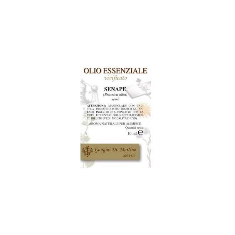 Dr. Giorgini Ser-vis Senape Olio Essenziale 10 Ml