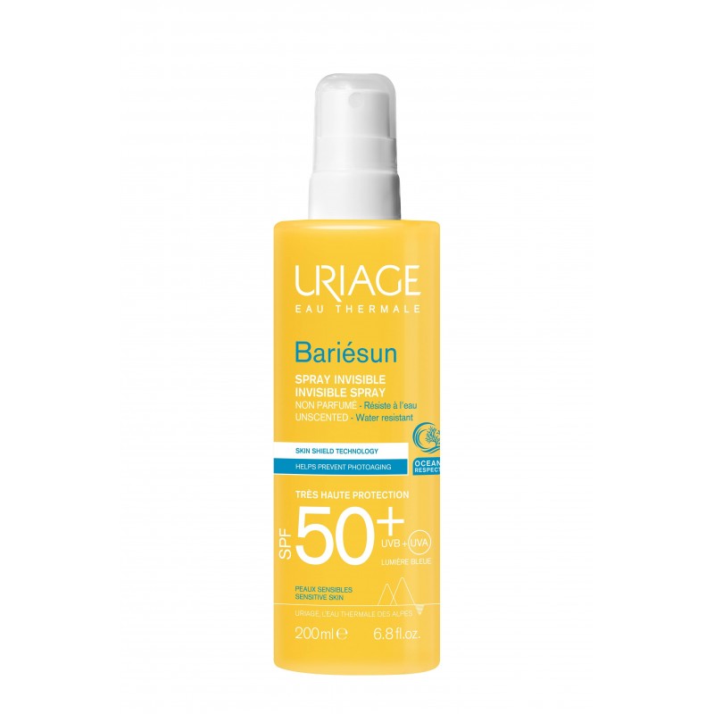 Uriage Laboratoires Dermatolog Eau Thermale Bariesun Spray Invisibile Senza Profumo Spf 50+ 200 Ml