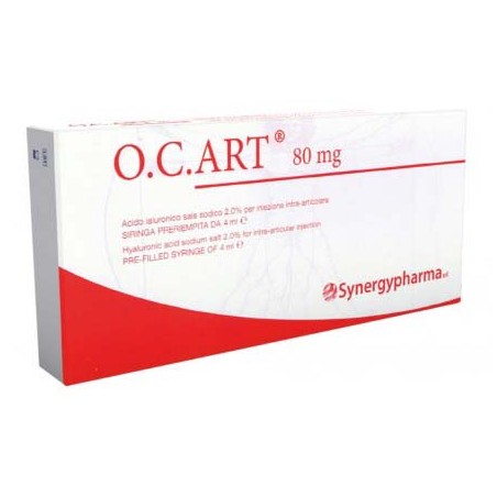 Synergypharma Siringa Intra-articolare Oc Art Acido Ialuronico 80 Mg 4ml