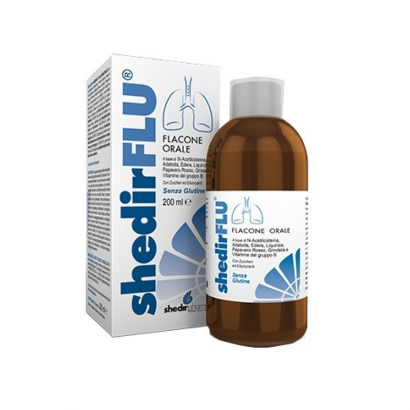 Shedir Pharma Shedirflu Sciroppo Fluidificante - 200ml