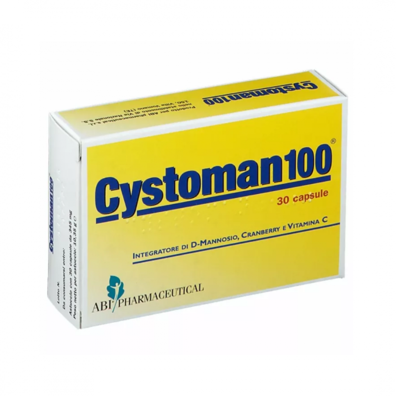 Cystoman100 Integratore per cistiti - 30 Capsule