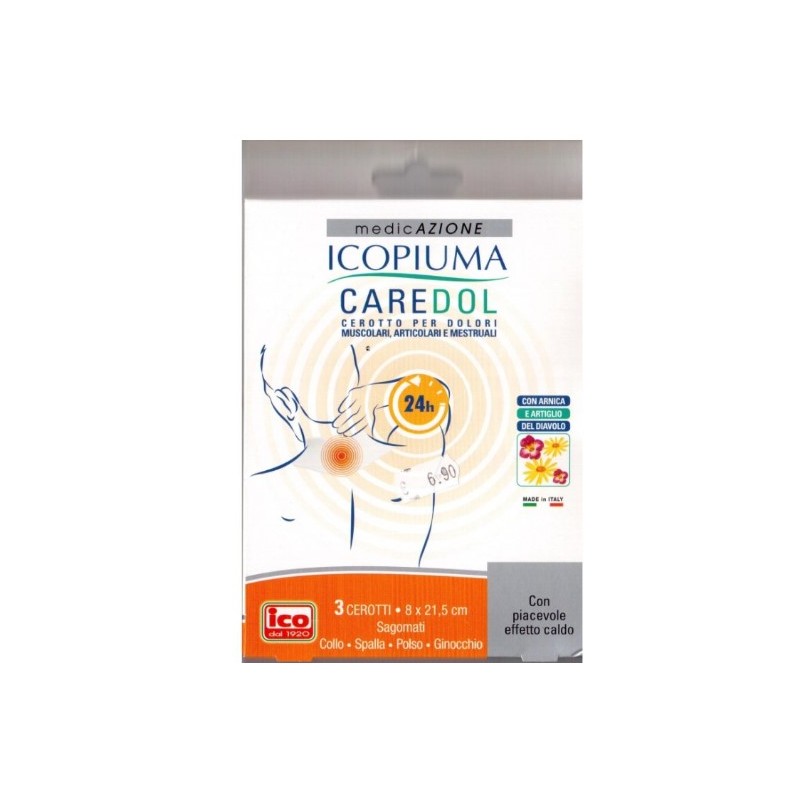 Desa Pharma Icopiuma Caredol Cerotto Dol Collo-spalla-polso 3 Pezzi