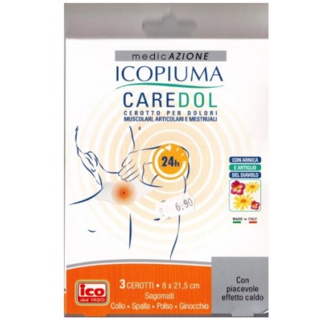 Desa Pharma Icopiuma Caredol Cerotto Dol Collo-spalla-polso 3 Pezzi