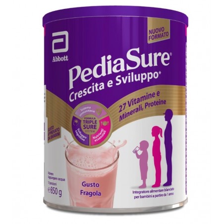 Abbott Pediasure Crescita&sviluppo Rinforza Fragola 850 G