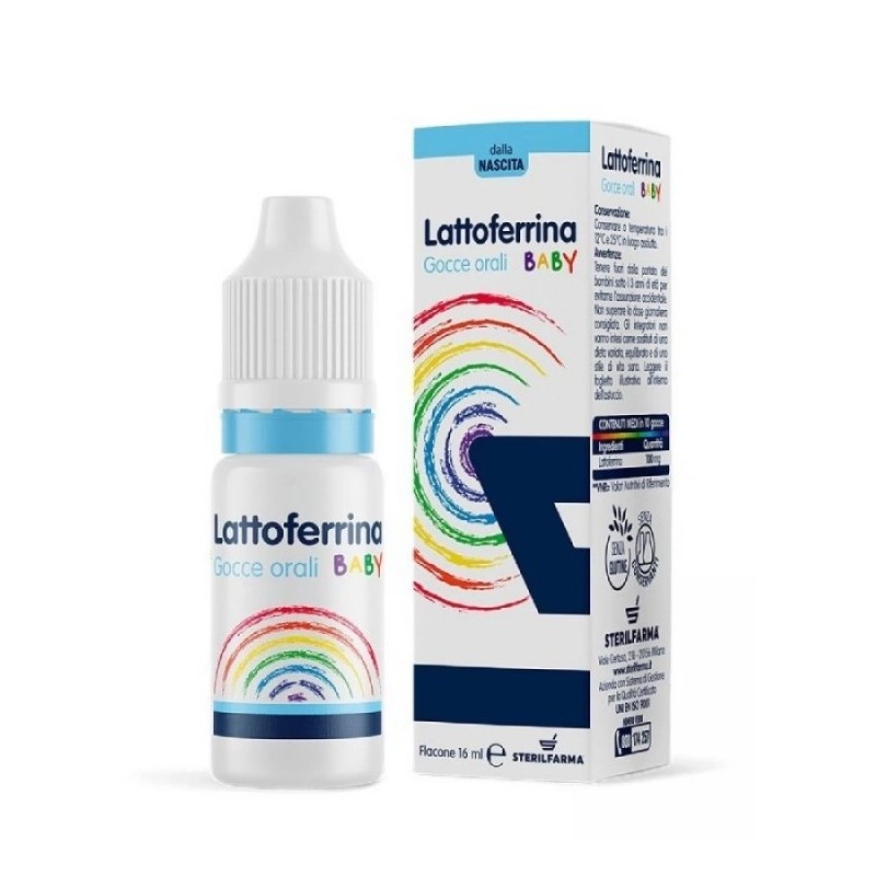 Sterilfarma Lattoferrina Baby Gocce Orali 16 Ml