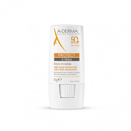 Aderma Protect X-trem Stick Invisibile Spf 50+ 8 G