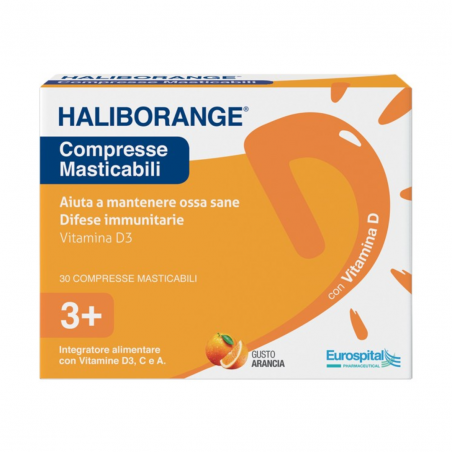 30 compresse masticabili di Haliborange Integratore Vitamina D