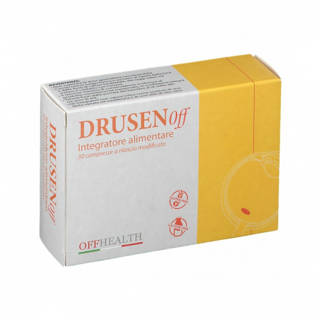 30 compresse per il benessere oculare di Drusenoff da Offhealt