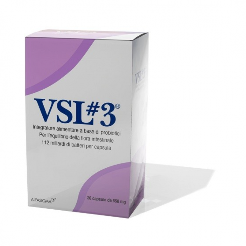 20 capsule di VSL #3 Integratore Probiotico da Actial Farmaceutica