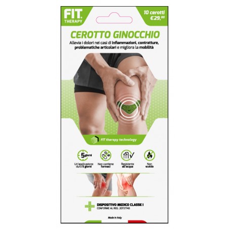 D. Fenstec Fit Therapy Cerotto Ginocchio 10 Pezzi