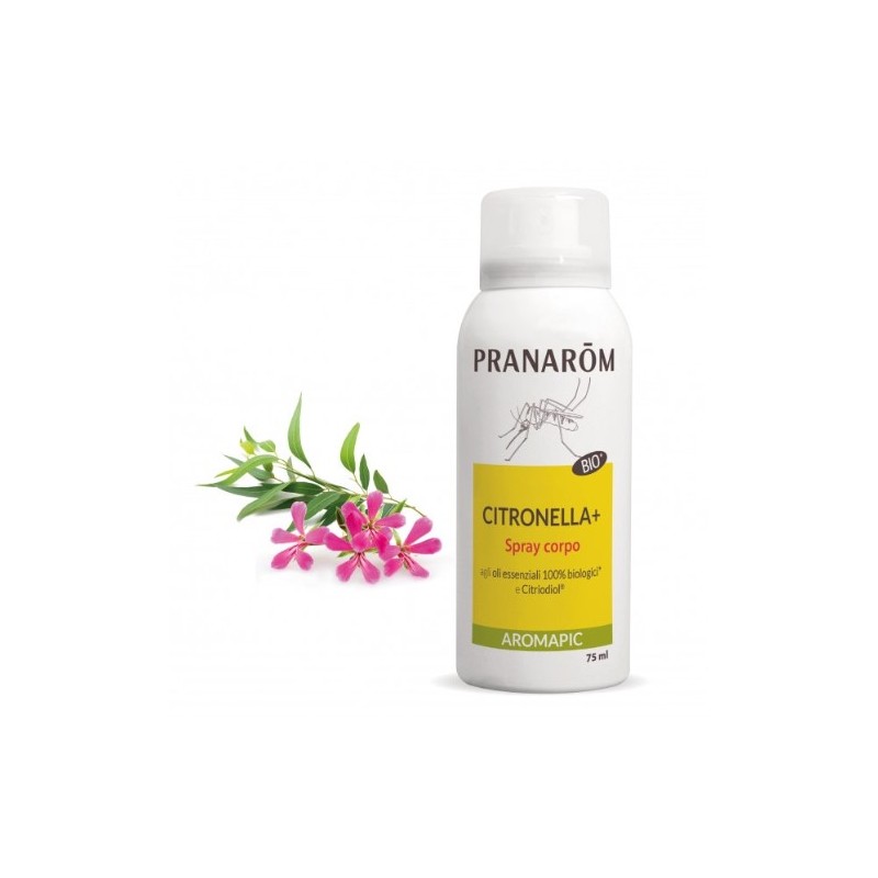 2 flaconi da 75 ml di spray corpo citronella pranarom