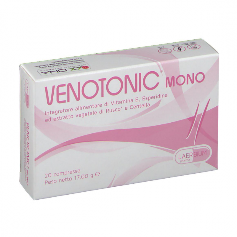 20 compresse di Venotonic Mono circolazione venosa da Laerbium Pharma