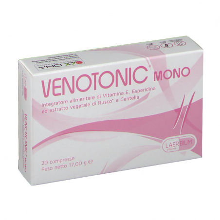 20 compresse di Venotonic Mono circolazione venosa da Laerbium Pharma