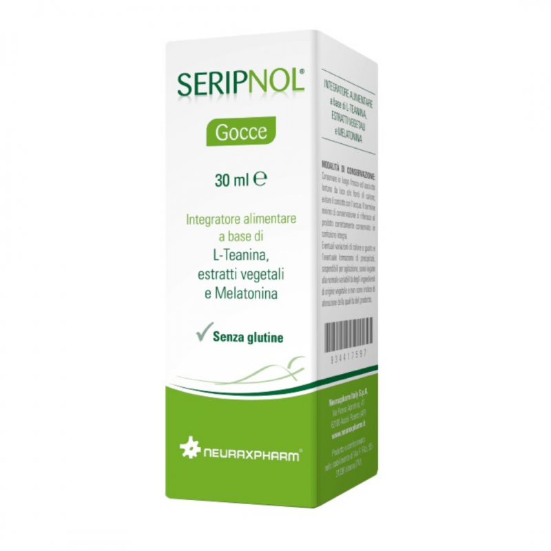 30 ml di Seripnol Gocce rilassamento notturno da Neuraxpharma Italy