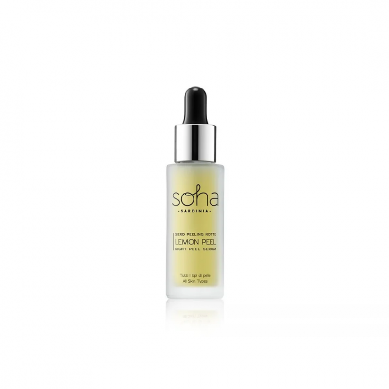 30ml di Siero Peeling Notte Lemon da Soha Sardinia