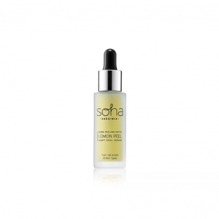 30ml di Siero Peeling Notte Lemon da Soha Sardinia