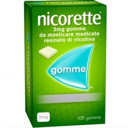 Blisters da 105 Gomme da masticare di Nicorette 2 mg della Johnson & Johnson