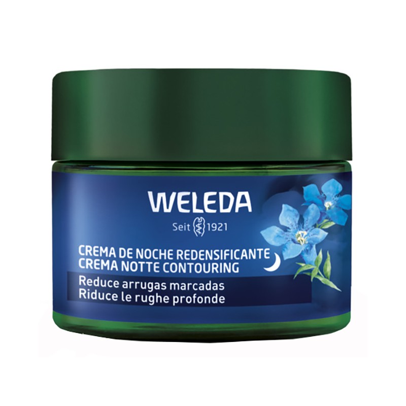 Weleda Crema Notte Contouring Genziana Blu & Stella Alpina 40 Ml