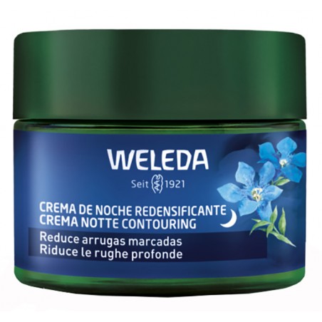 Weleda Crema Notte Contouring Genziana Blu & Stella Alpina 40 Ml