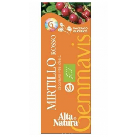 Alta Natura Gemmavis Mirtillo Rosso Gemmoderivato 50 Ml