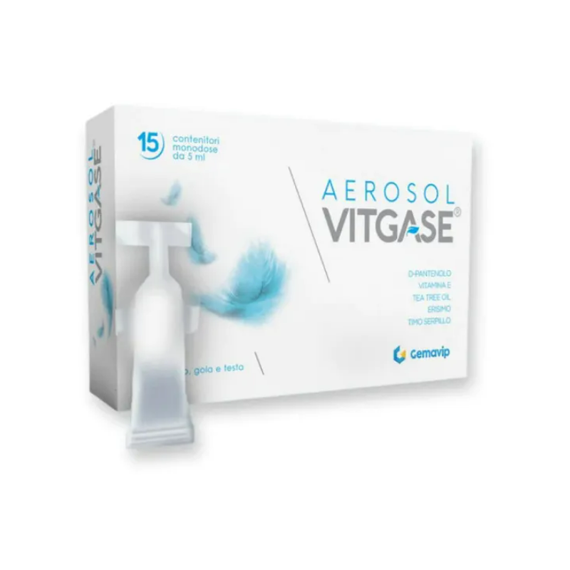 Gemavip Vitgase Aerosol 15 Flaconcini Monodose Da 5 Ml