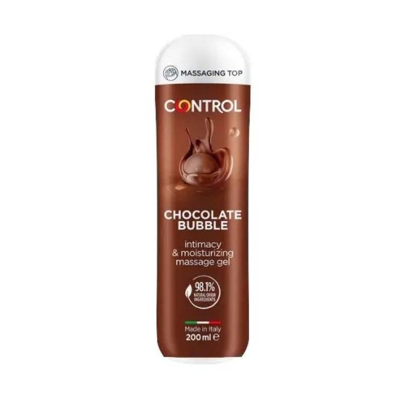 Lifestyles Healthcare Control Bubble Chocolate Massage Gel 3 In 1 200 Ml