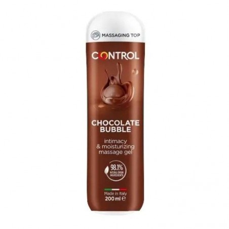 Lifestyles Healthcare Control Bubble Chocolate Massage Gel 3 In 1 200 Ml