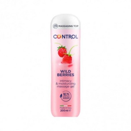 Lifestyles Healthcare Control Wild Berries Massage Gel 3 In 1 200 Ml