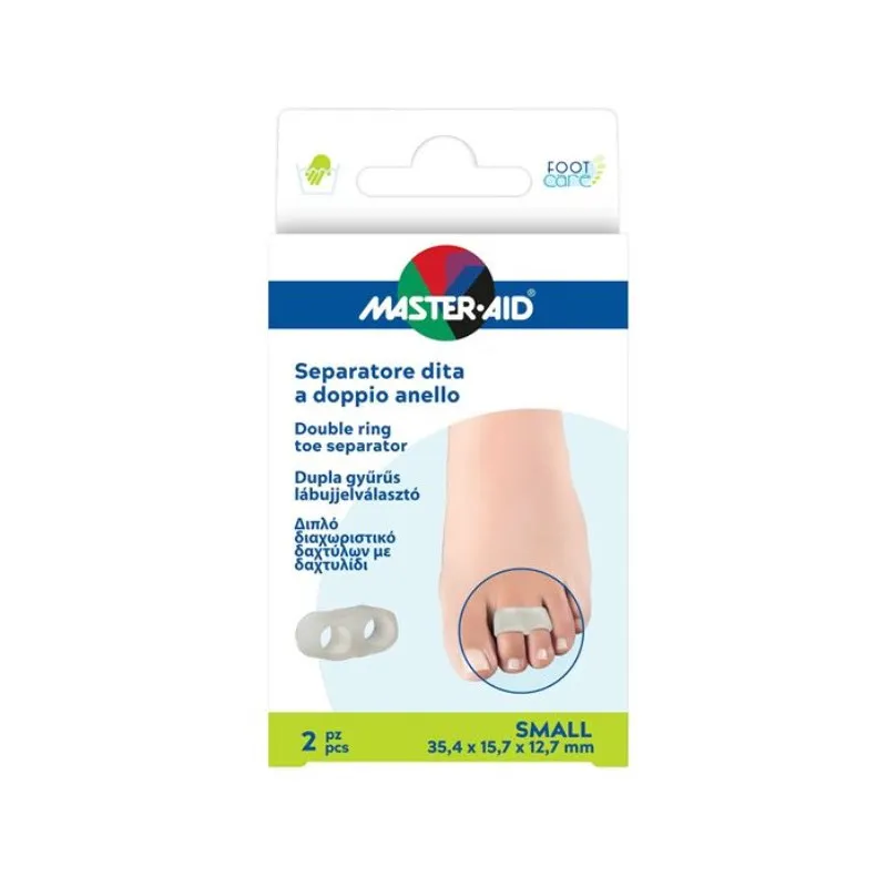 Pietrasanta Pharma Separatore Dita Master-aid Footcare Con Anello Doppio Small 2 Pezzi C10