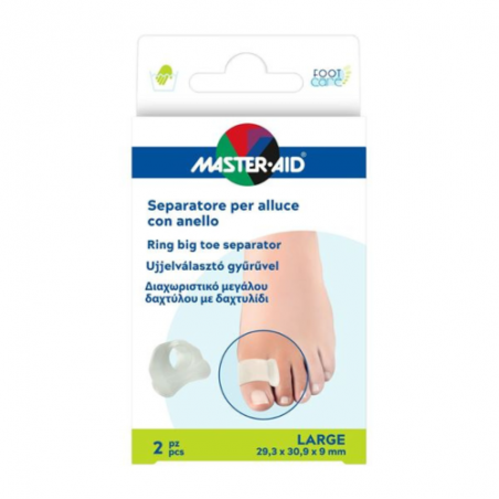 Pietrasanta Pharma Separatore Alluce Master-aid Footcare Con Anello Large 2 Pezzi D4