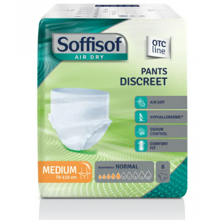 Silc Pannolone Soffisof Air Dry Pants Discreet Medium 8 Pezzi