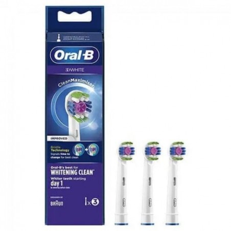 Procter & Gamble Oralb Power Refill Eb18-3 3d White 3 Pezzi