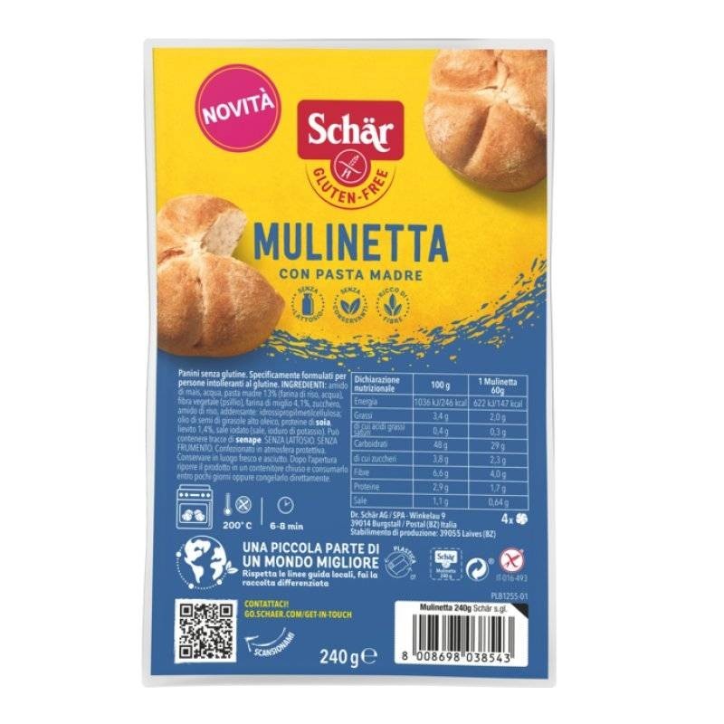 Schar Mulinetta 4 Pezzi Da 60 G