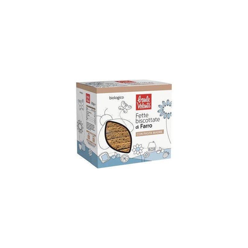 Biotobio Fette Biscottate Farro Bianco 300 G