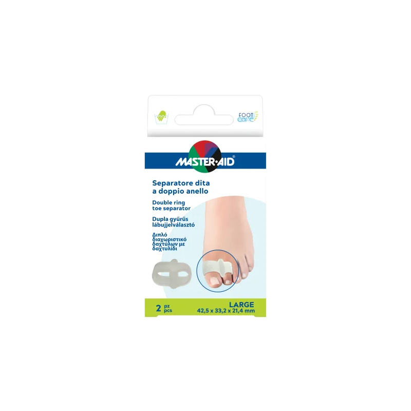 Pietrasanta Pharma Separatore Dita Master-aid Footcare Con Anello Large 2 Pezzi C18