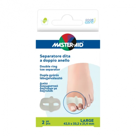 Pietrasanta Pharma Separatore Dita Master-aid Footcare Con Anello Large 2 Pezzi C18