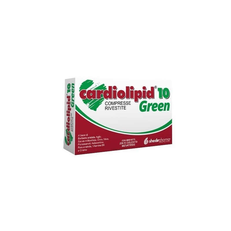 Shedir Pharma Cardiolipid 10 Green 30 Compresse Rivestite