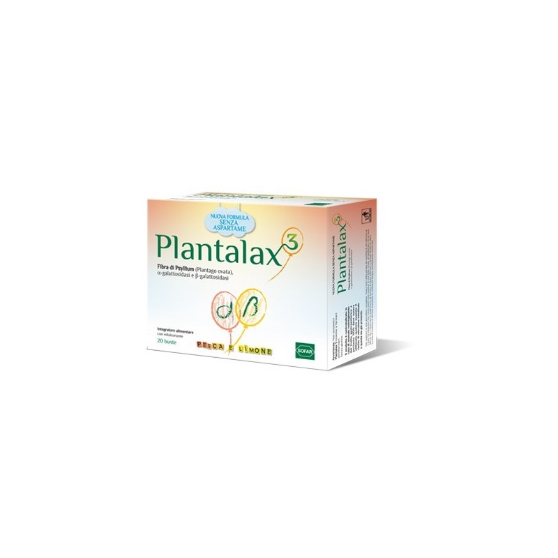 Alfasigma Plantalax 3 Pesca E Limone 20 Bustine