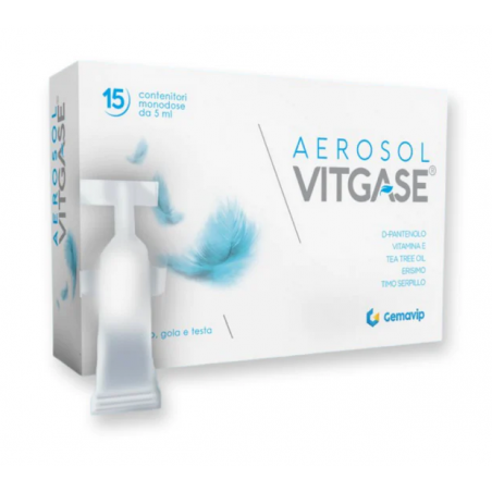 Gemavip Vitgase Aerosol 15 Flaconcini 5 Ml