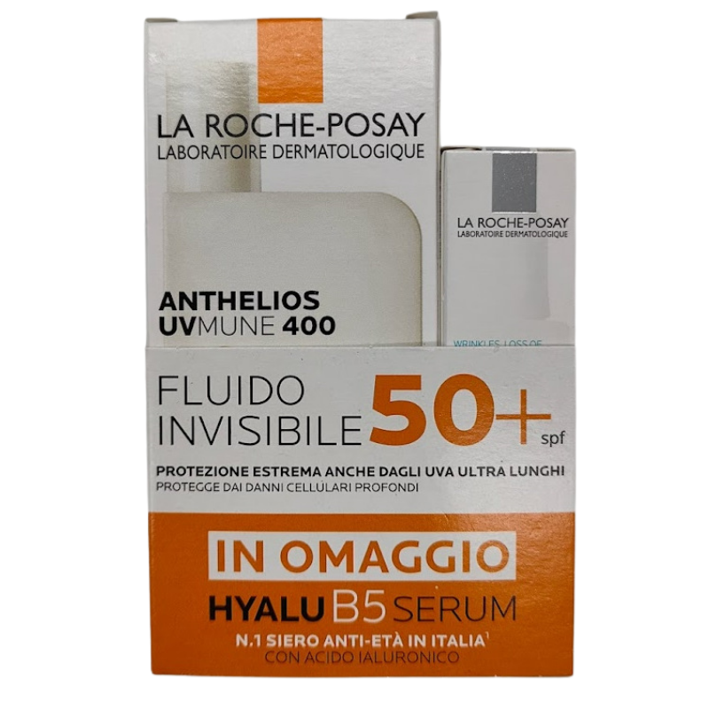 La Roche-posay Anthelios Uvmune Fluido 50 Ml + Hyalu B5 10 Ml