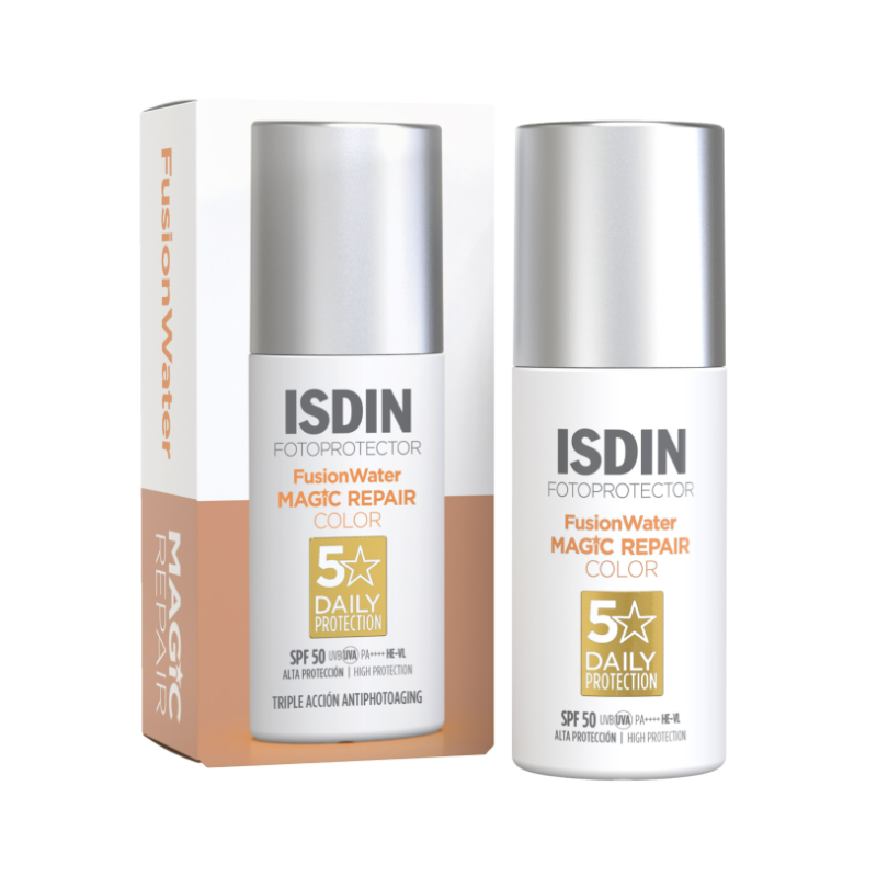 Isdin Fotoprotector Fusion Water Magic Repair Color 50 Ml