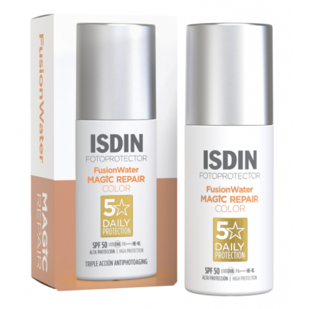 Isdin Fotoprotector Fusion Water Magic Repair Color 50 Ml