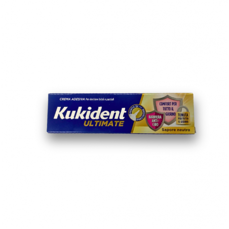 40g Gusto Neutro di Kukident Ultimate Crema Adesiva per Dentiere