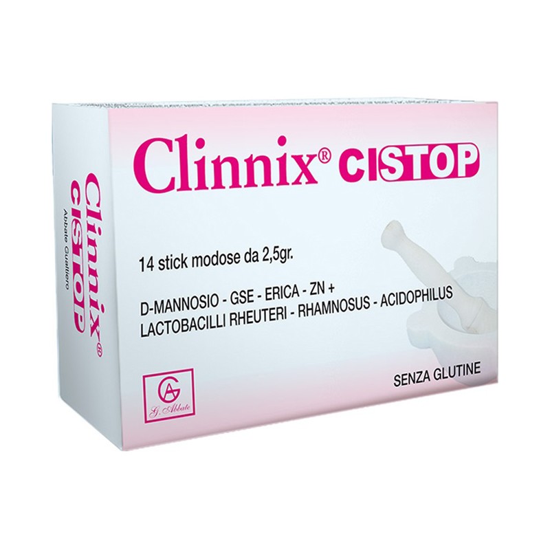 Abbate A&v Pharma Sanoclin Cistop 14 Bustine Stick Pack Monodose