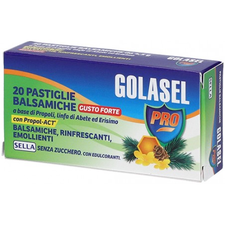 Sella Golasel Pro 20 Pastiglie Balsamiche Forti