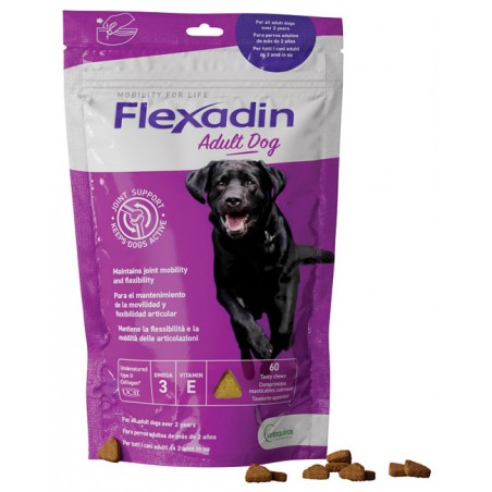 Vetoquinol Flexadin Adult Dog 60 Tavolette Appetibili